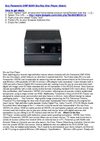 Panasonic DMP-BD65 Blu-Ray Disc Player (Black)