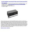 RCA DRC288SU Upconverting DVD Player with SD Card Slot and USB Port