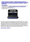 2010 BLUE SONY DVP-FX750 7 Codefree Multi Zone All Region Free Portable DVD Player ALL ZONE DVD. DVD Region 0123456...