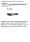 Philips Progressive Scan Dvd Player W 1080I Upconversion