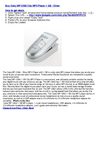Coby MP-C582 Clip MP3 Player 1 GB - Silver