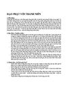ĐẠO PHẬT VỚI THANH NIÊN