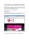 INSTRUCCIONES PARA EL FUNCIONAMIENTO DE LA RED 