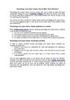 Psychology Term Paper Topics: How to Make Them Effective?