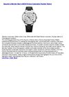 Baume & Mercier Men's 8628 Riviera Automatic Rubber Watch