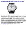 Baume & Mercier Men's 8592 Classima Automatic Leather Strap Watch