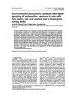Endosulfan Residue Analysis in Kasargod, Kerala by Dr. Ramesh et all