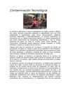 CONTAMINACION TECNOLOGICA