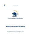 Junior Researcher Award. Vasco da Gama Movement