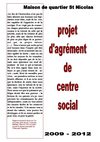 Projet de centre social 2009 2012