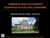 Presentation du Plan Local d'Urbanisme 