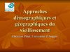 Vieillissement et demographie