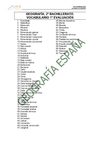 VOCABULARIO 1ª EVALUACIÓN 2º BACH. GEOGRAFÍA