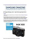 Samsung's NX series won the AP Award