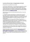 Lung Cancer Research Paper: Investigating Risks and Causes 
