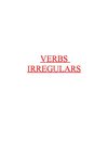 EXERCICIS DE VERBS IRREGULARS, gerundis i participis