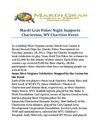 Mardi Gras Poker Night Supports Charleson WV Charity Events