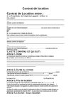 CONTRAT DE LOCATION