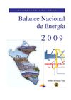 El Balance Nacional de Energía 2009