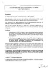 Accord relatif aux avancements au choix au 1er janvier 2011
