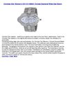 Christian Dior Women's CD112113M001 Christal Diamond White Dial Watch
