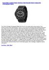 Fossil Men's CH2473 Black Stainless Steel Bracelet Black Analog Dial Chronograph Watch