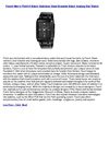 Fossil Men's FS4410 Black Stainless Steel Bracelet Black Analog Dial Watch