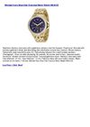 Michael Kors Blue Dial Oversize Mens Watch MK8125