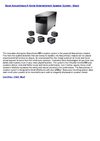 Bose Acoustimass 6 Home Entertainment Speaker System - Black