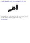 Yamaha YHT-494BL 5.1-Channel Complete Home Theater System (Black)