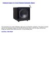 Velodyne Impact-10 10-Inch Powered Subwoofer (Black)