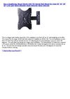 Cheap Price Electronics - Mount World 1040 Tilt Swivel Wall Mount for most 22 24 26 32 LCD LED VESA 200x200 VESA...