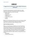 4 Suggestions for Choosing a Quality High Performance Alternator
