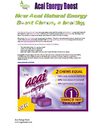 New Acai Natural Energy Boost Chews, a healthy, tasty, low-cal snack!