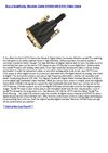 Cheap Price Electronics - Monster Cable DVI400-4M DVI-D Video Cable