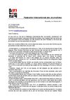 Lettre de la FIJ au Premier Ministre Egyptien