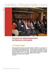 Présentation du Conseil de développement de Nantes métropole