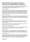 What Ought to I Consider Regarding Buying Best Loading Washer and Dryers?