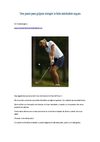Golf: Tres pasos para golpear siempre la bola sintiéndote seguro