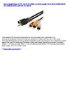 Cheap Price Electronics - 15 FT 4.6 M S-VIDEO + 3.5mm Audio TO 3-RCA COMPOSITE AV CABLE FOR LAPTOP TV, Black