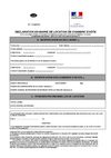 Cerfa déclaration en mairie d'une chambre d'hôtes