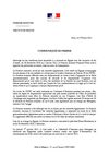 COMMUNIQUE 08/02/2011 DU PREMIER MINISTRE