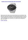 Tag Heuer Carrera Chronograph Mens Watch CV2014.BA0794