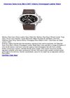 Victorinox Swiss Army Men's 24071 Infantry Chronograph Leather Watch