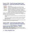 Infor, Food & Beverage Supply Chain Management - Improving Warehouse Productivity, Beverages, Food, distribution...