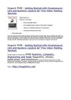 Lynda.com Inc., Getting Started with Dreamweaver CS5 and Business Catalyst â€“ Free Video Training Tutorials,...