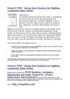 MarkMonitorÂ®, MarkMonitorÂ®White Paper, Seven Best Practices for Fighting Counterfeit Sales Online, Sales,...
