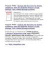 Oracle Corporation, Oracle CorporationWhite Paper, Backup and Recovery for Oracle Databases with the Snapshot Feature...