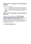 SAP, SAPGuide, Data Quality A Survival Guide for Marketing, guide for marketing, Marketing