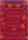 Menu Saint-Valentin - Restaurant A CONTRE COURANT - Cancale